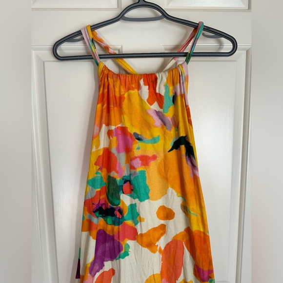 Anthropologie Daily Practice Frida Cross-Back Midi Dress - Picture 5 of 6